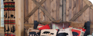 Bear Trails Black Sherpa Coverlet Collection by Carstens