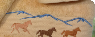 WESTERN EMBROIDERED TOWELS