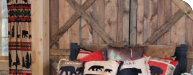 Bear Trails Black Sherpa Bedspread Collection by Carstens